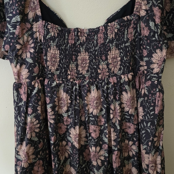 Noralee Sunflower Floral Puff Sleeve Dress - Picture 4 of 4
